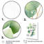 «White Green Minimalisme Eucalyptus Essence VII» sur toile-1086653483-1086653480