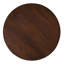 20 po Table d'appoint / de table ronde à piédestal rond en bois massif