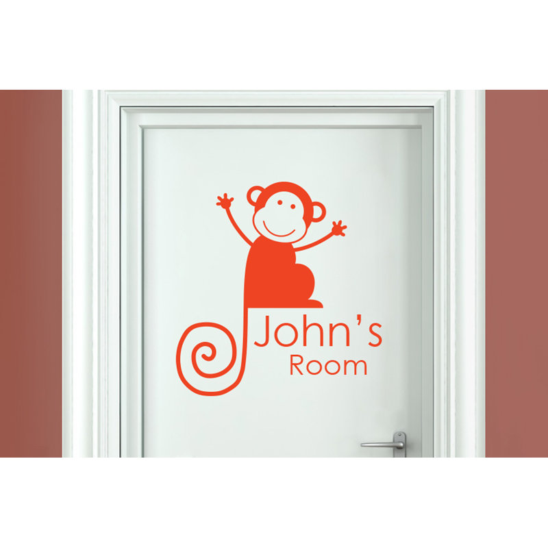 Animals Wall Decal, Orange