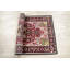 Tapis indien rouge à motif géométrique 3x5