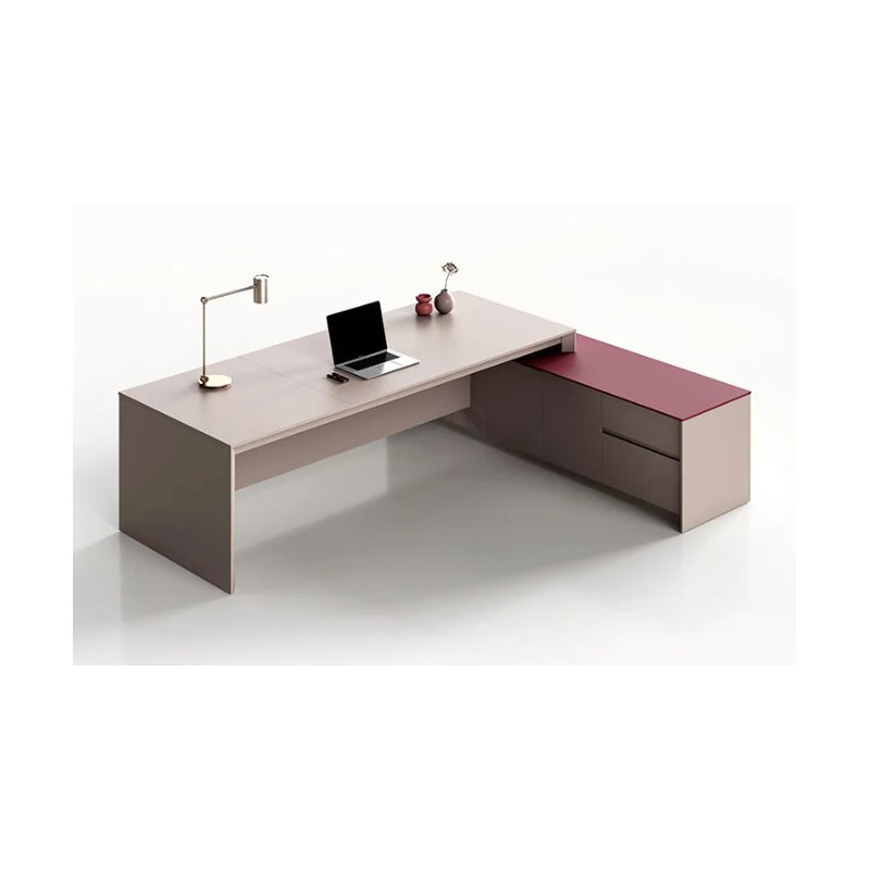 Mykail L-Shaped Executive Desk, 75cm H x 180cm W x 163cm D