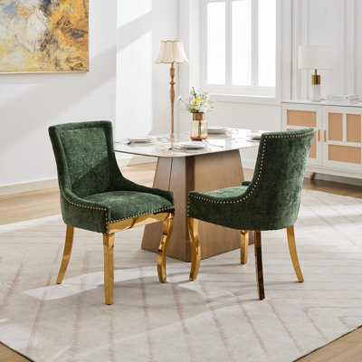 Chenille Dining Chairs