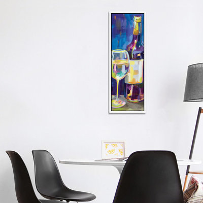 Floral Party II by Jeanette Vertentes - Panoramic Painting on Canvas