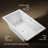 Underscore 72" x 42" Soaking Bathtub-13240022