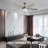 Tulip 52 inch Brushed Nickel Ceiling Fan with LED Light Kit and Remote Control
