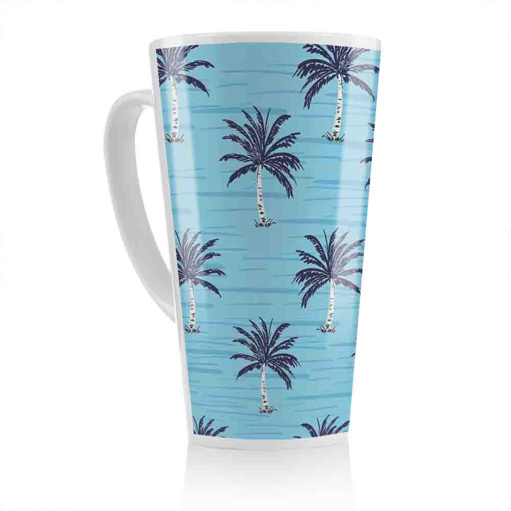 Palm Trees On Latte Mug