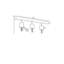 Lustre élégant en chêne, structure en bois | Plaque de base de 0,6 po x 3,1 po, hauteur totale de 7,1 po | 3 x douilles E27 (40 W maximum) | Idéal pour les salons et les salles à manger, conception élégante, indice de protection IP20, ampoule non incluse-2140918559-2140918552-2140918564