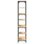 Laraoun 176cm H x 91cm W Steel Etagere Bookcase-365951742
