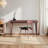 Modern Solid Walnut Wood Writing Desk
