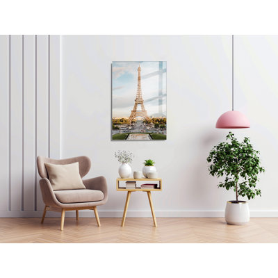 Peinture décorative en verre trempé