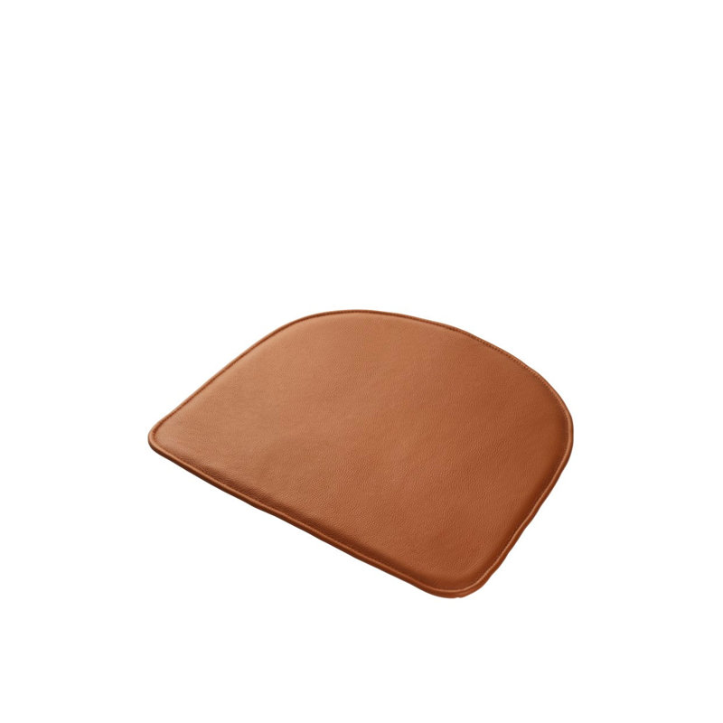 Noje Outdoor Dining Chair, 16.14" W x 17.72" D, Cognac