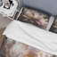 Ensemble de housse de couette en microfibre / polyester Marble Pink Gold Peony Flower V-948488906