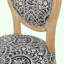 Chaise d'appoint rembourrée à dossier Roi Louis Jair-806015325