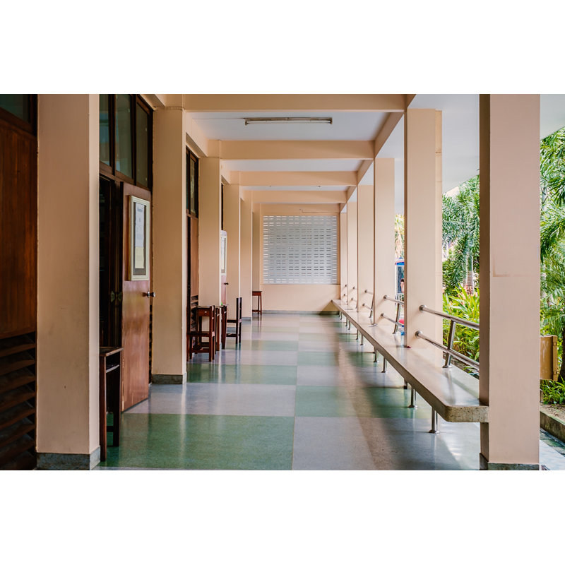 Passage In A Building by Iamnoonmai - Wrapped Canvas Print, 30cm H x 46cm W x 3.8cm D