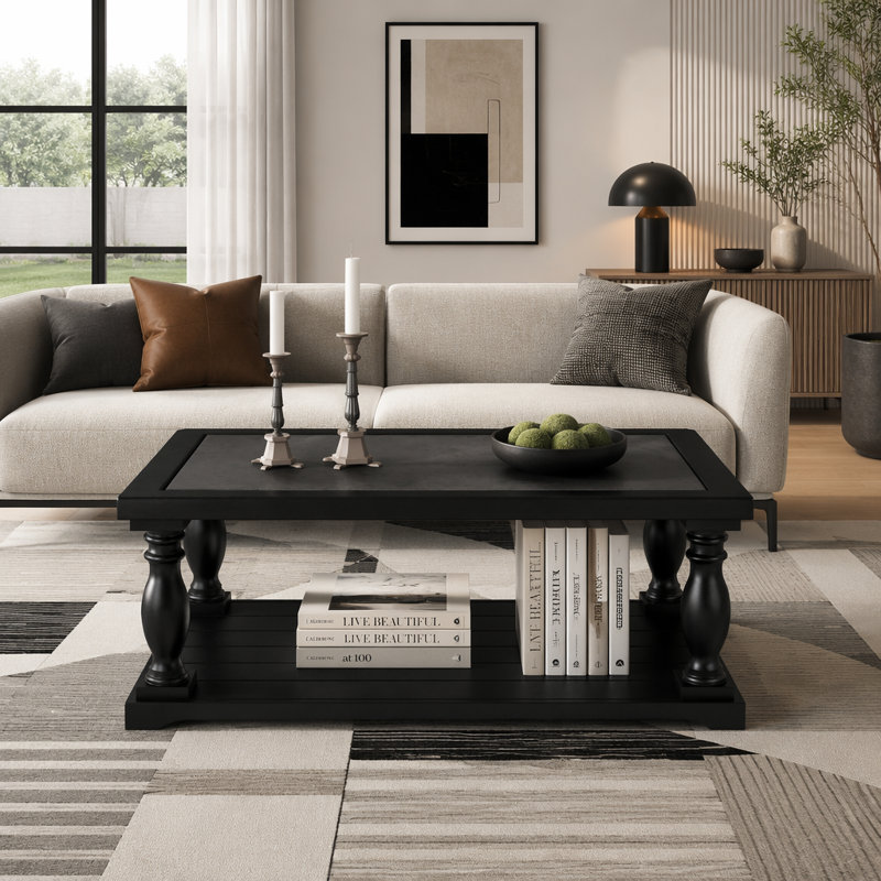 Table basse Farmhouse, Black