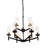 9 - Light Dimmable Tiered Chandelier-1344369270