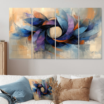Warmley - Wreath Wall Art - Traditional Wall Art Canvas 4 Piece