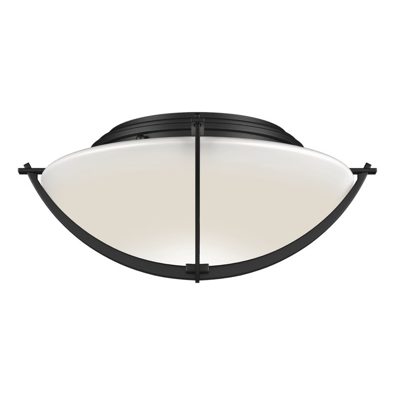 Plafonnier encastré 2 lumières Compass, Noir