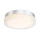 Single Light Glass LED Flush Mount