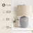 Claude Grid Ceramic Table Lamp