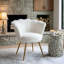 Fauteuil d'appoint pour le salon, fauteuil de coiffeuse mignon en velours doré avec dossier pour la salle de maquillage, fauteuil rembourré moderne avec siège d'invité de bureau-1252259584