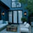 Marea 25" 2-Light Outdoor Wall Light with Clear Glass in Textured Black-126690930-126690926