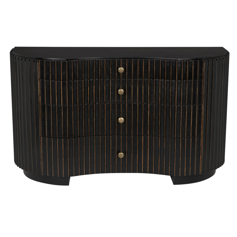 Irene 4 - Drawer Solid Wood Dresser
