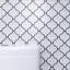 Carreau de mosaïque en porcelaine mate Arabesque 11,03 po x 9,69 po Porcetile-36931439