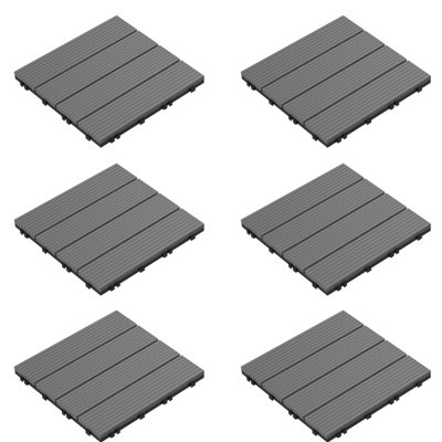 12" x 12" Composite Interlocking Deck Tile