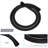10 Inch Square Matte Black Dual Function Ceiling Mounted Shower System With - Scald Valve, 360 Adjustable Rainfall, And Handheld Spray Mount Heads, Finish, Protection, Easy To Clean Nozzle,