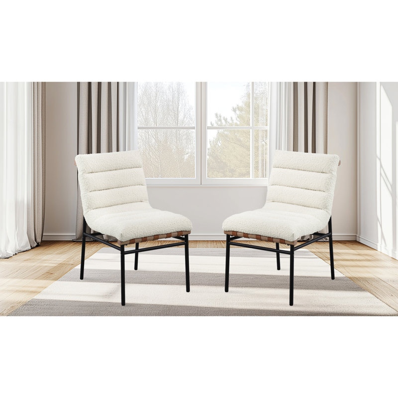 Ensemble de 2 chaises de salle à manger Boucle