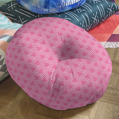 Coussin de sol zig zag classique