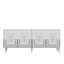 Buffet 4 portes avec détails rectangulaires dorés / argentés-761497055
