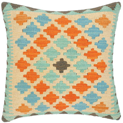 Housse et insert de coussin en laine tissé à la main Lyndia Shabby Elegance