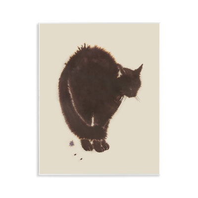  Art mural "Minimal Cat on Beige" par Grace Popp