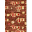 Burano Handmade Kilim Wool Animal Print Area Rug-1237918896