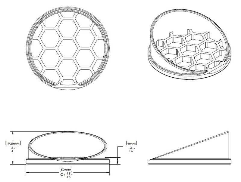 Filtre anti-reflets Snap-On