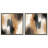 Desert and Black II Set Canvas Warm Boho Abstracts by Art Remedy-111800414-111800412