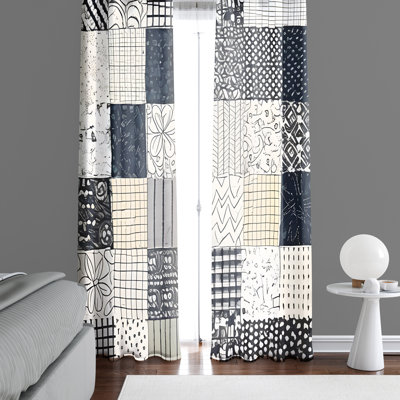 Biridiana Semi Sheer Curtain Pair