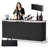 Rectangular Aluminum Patio Folding Bar Table-1509737684