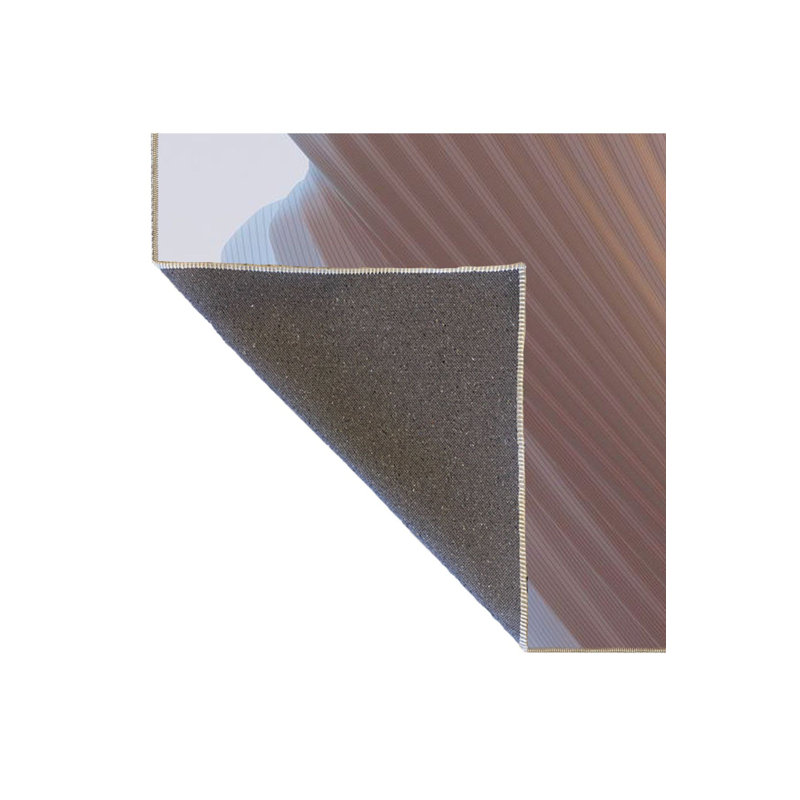 Tapis lavable à motif moderne, Sous-tapis carré 3 pi 3 po inclus