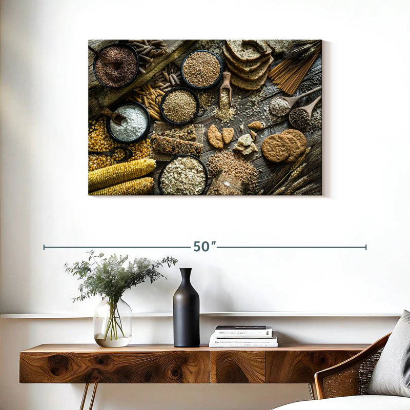 Rustic grains entiers, H 24 po x l 36 po