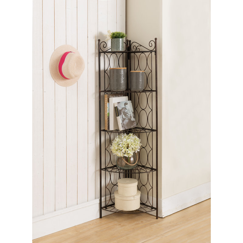 Shen Metal 5 Tier Shelf Corner Rack Unit
