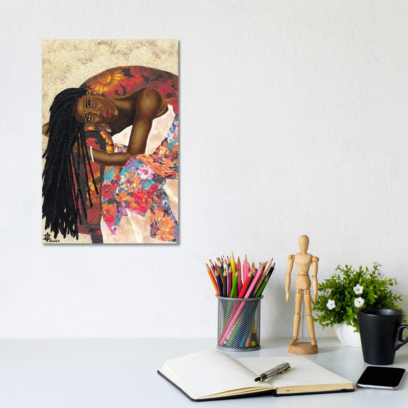 Woman Strong III by Alonzo Saunders - Wrapped Canvas Print, 20.32 cm H x 30.48 cm W