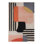 Off Balance Area Rug in Orange/Black/Gray/Blue