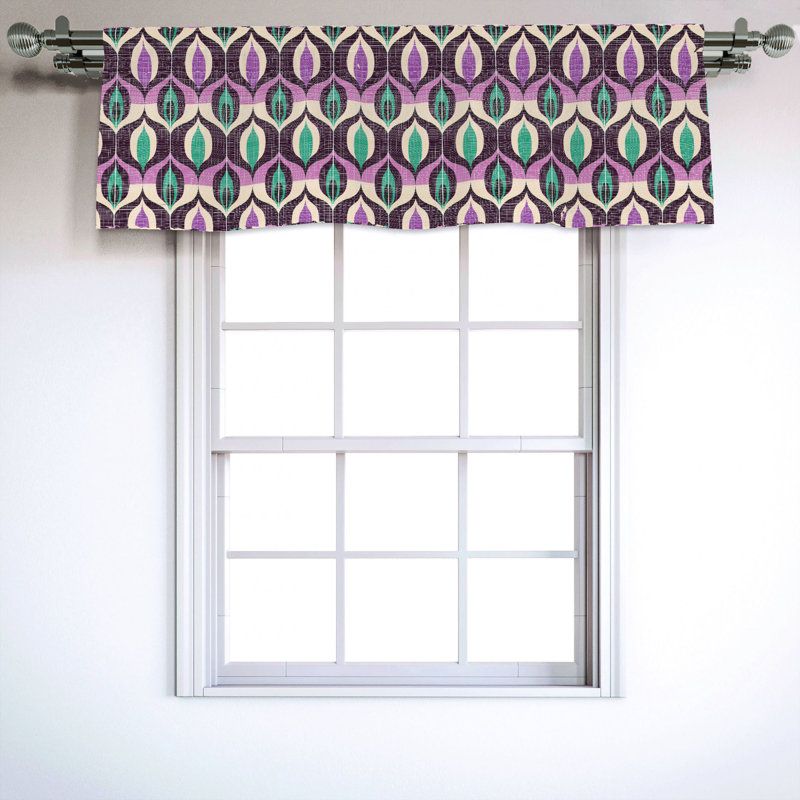 Sateen Ruffled Window Valance