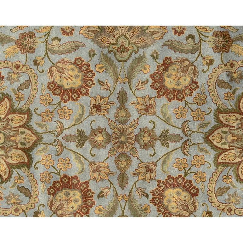 Tapis oriental brun en laine noué à la main 10 pi x 14 pi 1 po Crown