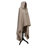 Wooded River Solid Greystone (Gold) - Hooded Throw - 72x48, Hooded Wool Wrap for Fireside and Porch Evenings-2143259182