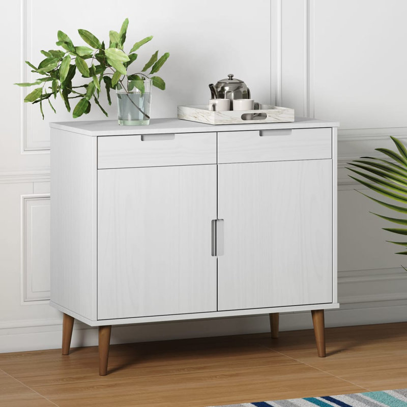 Amasya 90cm Sideboard, White