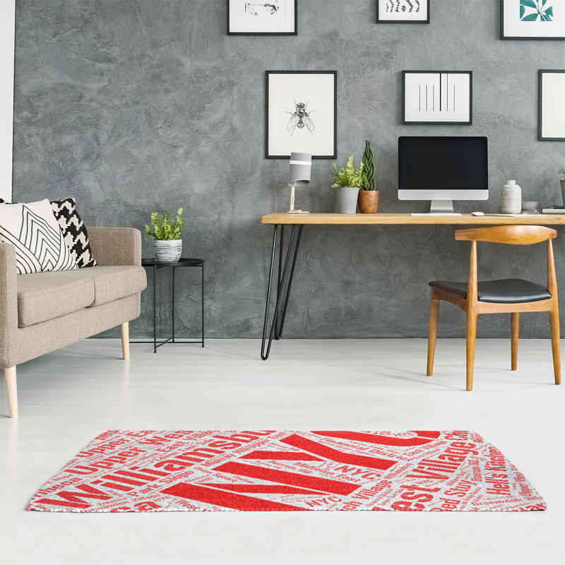 Chenille Indoor Rug, Rectangle 4' x 6'